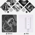 (🔥Up to 50% OFF) No-Drill Power Strip Organizer: Clean Up Your Space