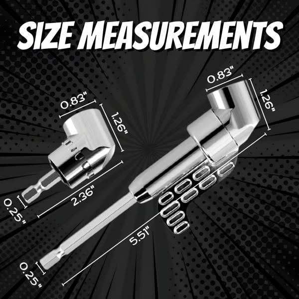 ✅ ✅ 105 Degree Right Angle Drill Adapter