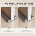 ✅ ✅  The Ultimate Summer Door Seal: Lock AC In, Keep Bugs & Noise Out (Slide-On)