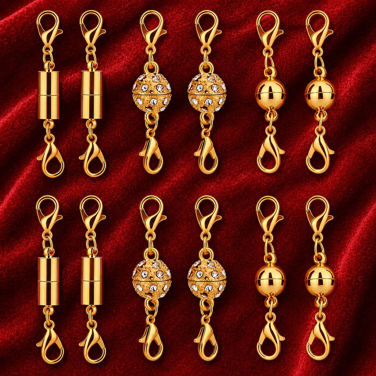 ✅ ✅ Secure Your Necklace in Seconds-Magnetic Necklace Clasps and Closures