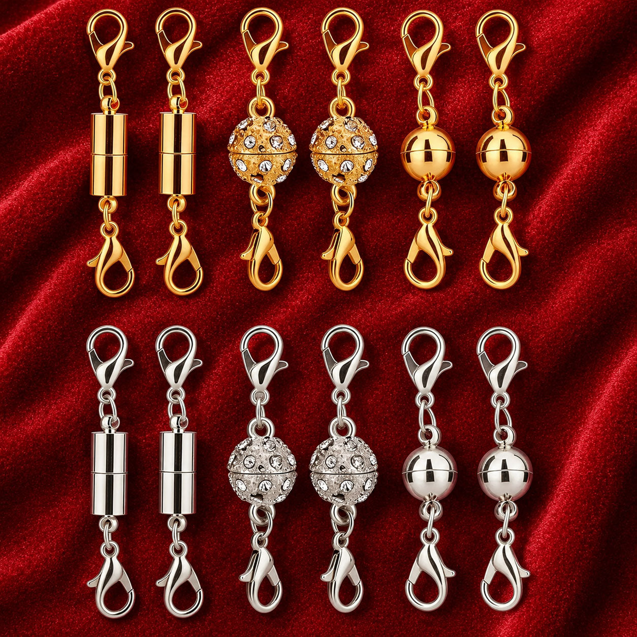 ✅ ✅ Secure Your Necklace in Seconds-Magnetic Necklace Clasps and Closures