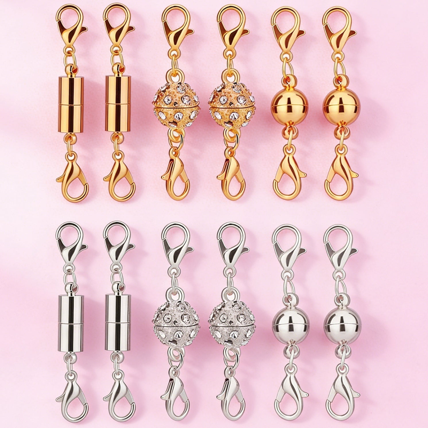 ✅ ✅ Secure Your Necklace in Seconds-Magnetic Necklace Clasps and Closures