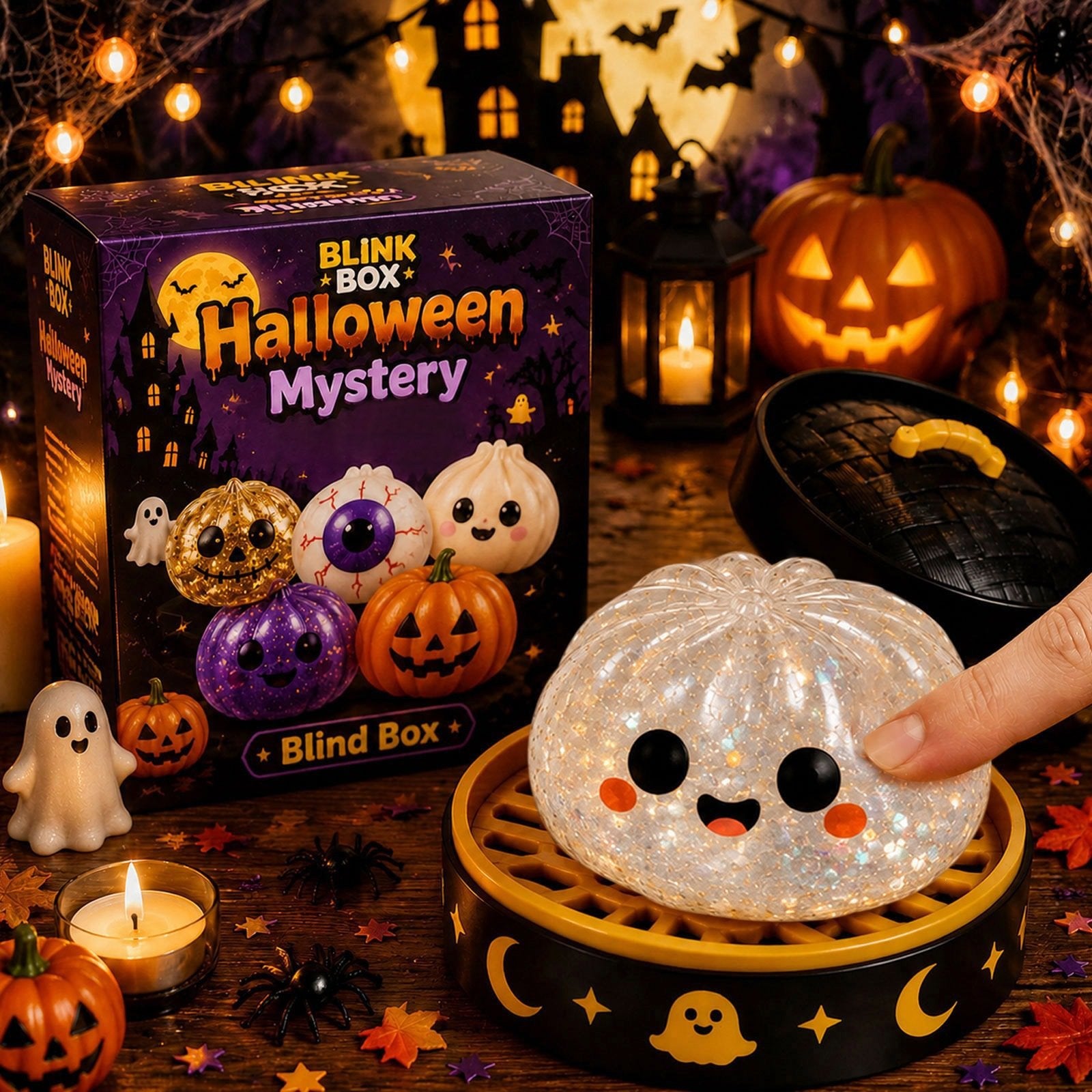 🎃 The Ultimate Halloween Mystery Squishy Box - Spooky Stress Relief Dumplings 👻