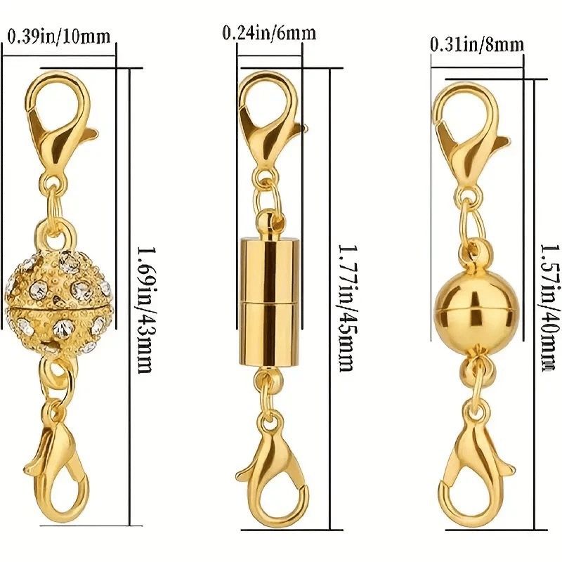 ✅ ✅ Secure Your Necklace in Seconds-Magnetic Necklace Clasps and Closures