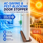 ✅ ✅  The Ultimate Summer Door Seal: Lock AC In, Keep Bugs & Noise Out (Slide-On)