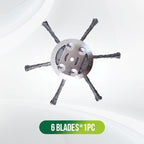 👨‍🌾🎁 Final Day Sale-6 inch Steel Wire Brush Cutter Trimmer Head