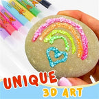 🔥Buy 2 Get 1 Free🎁Magic Puffy Bubble Pens, Heat Activated Popcorn Pens DIY 3D Art Marker for Kids Crafts