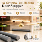 ✅ ✅  The Ultimate Summer Door Seal: Lock AC In, Keep Bugs & Noise Out (Slide-On)