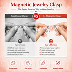 ✅ ✅ Secure Your Necklace in Seconds-Magnetic Necklace Clasps and Closures