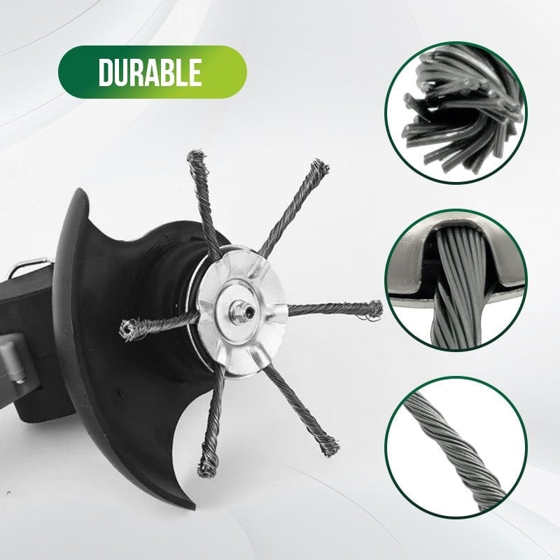 👨‍🌾🎁 Final Day Sale-6 inch Steel Wire Brush Cutter Trimmer Head