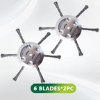👨‍🌾🎁 Final Day Sale-6 inch Steel Wire Brush Cutter Trimmer Head