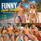 The "Cheeky Commando" Novelty Prank Swim Trunks – Guaranteed to Cause Double-Takes!