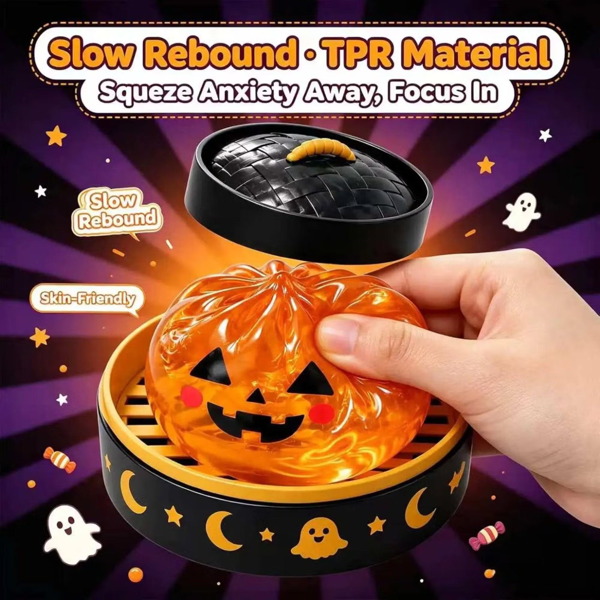 🎃 The Ultimate Halloween Mystery Squishy Box - Spooky Stress Relief Dumplings 👻