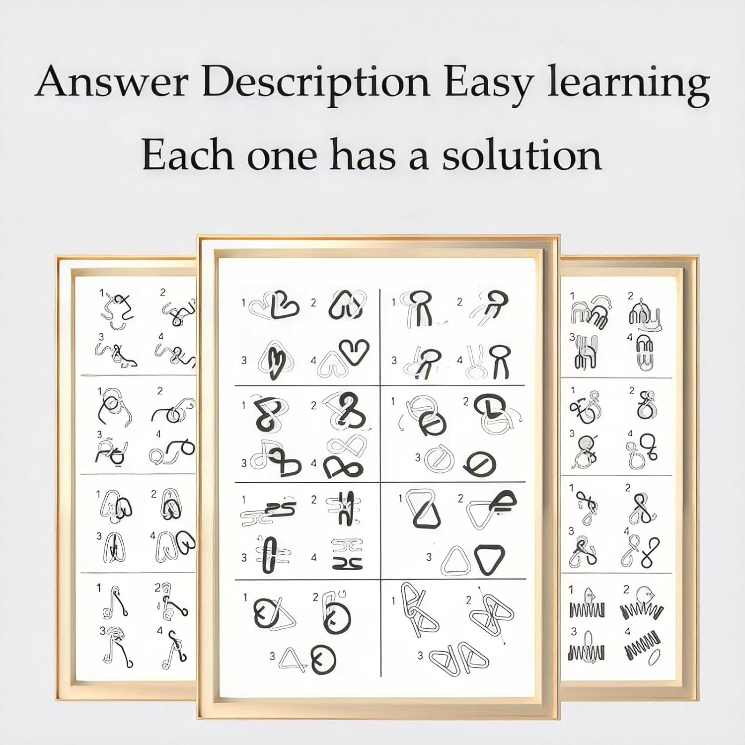 ✅ ✅ The Best Gift🎁 Metal Montessori Puzzle Solving