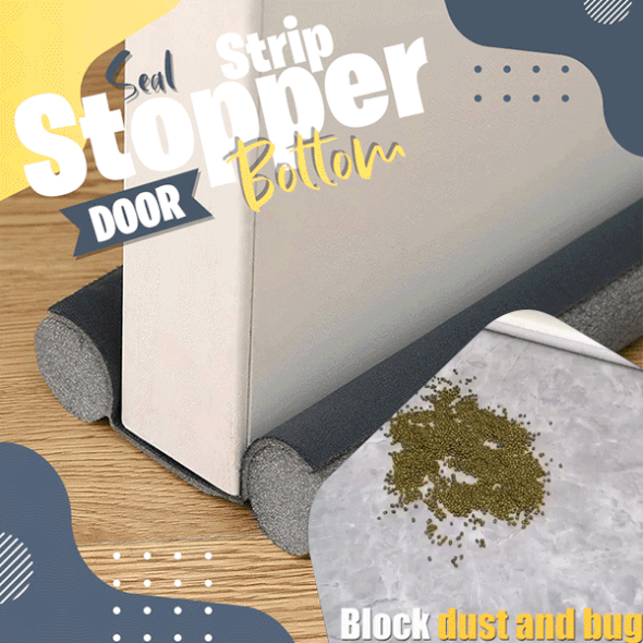 ✅ ✅  The Ultimate Summer Door Seal: Lock AC In, Keep Bugs & Noise Out (Slide-On)