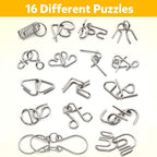 ✅ ✅ The Best Gift🎁 Metal Montessori Puzzle Solving