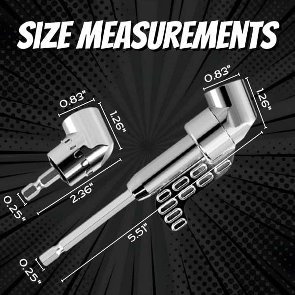 ✅ ✅ 105 Degree Right Angle Drill Adapter
