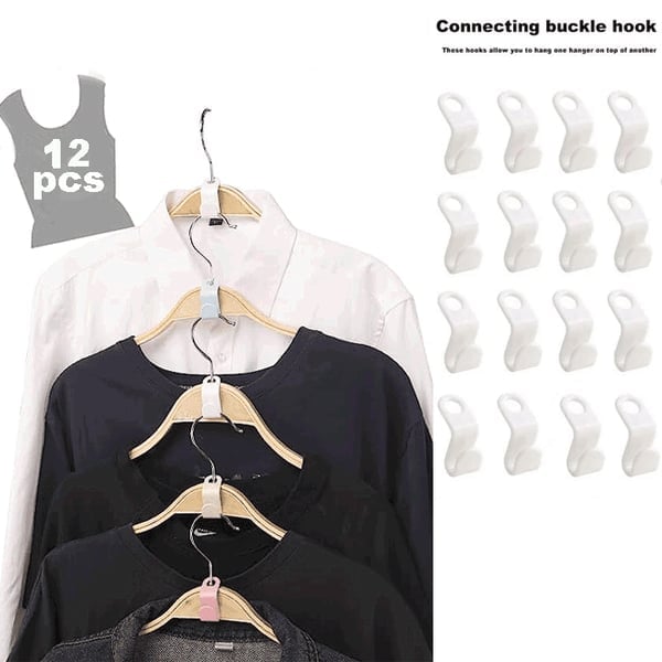 🔥Last Day 49% OFF-Space-Saving Clothes Hanger Connector Hooks