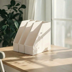 Vertical Desktop Book and File Organizer
